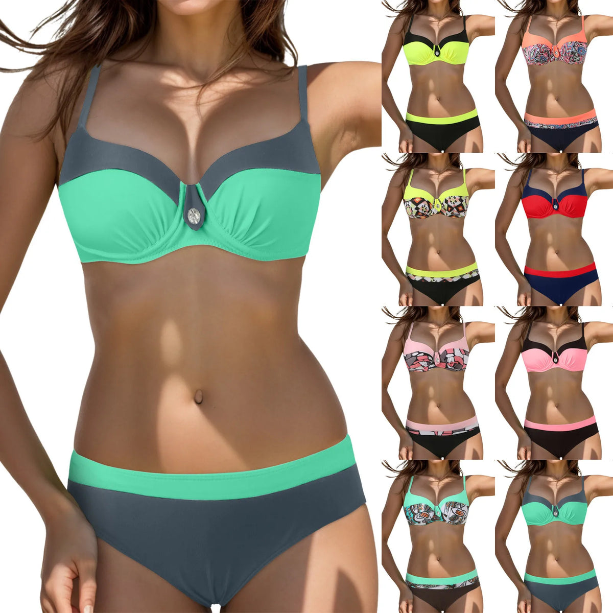 Two-Pieces Tankini Bikinis