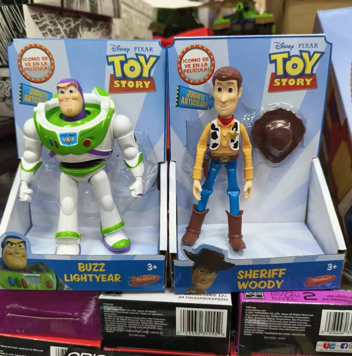 Hot Cute Anime Figure Bu zz Lightyear Woo dy Desktop Toy Model Ornament Doll Collectibles Surprise birthday Gift