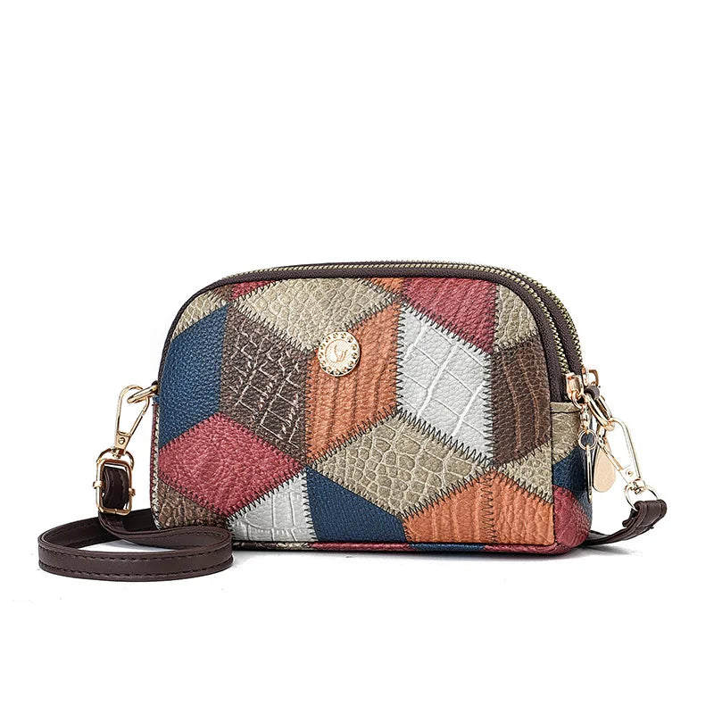 Shell Bag Patchwork Hobo