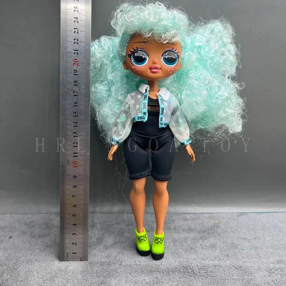 Original 24cm OMG Big Sister Fashion Dress up Girl Doll Set Including Clothes and Shoes Holiday Gift Toys