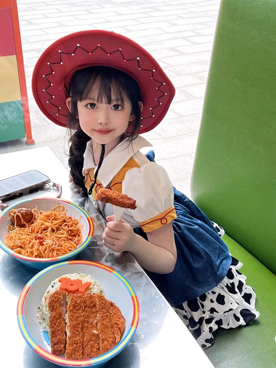 61 Kids' Day Anime Dress, Woody, Jessie, Buzz Lightyear, Cosplay, Girls' Dress, Halloween Costume, Lolita New Model