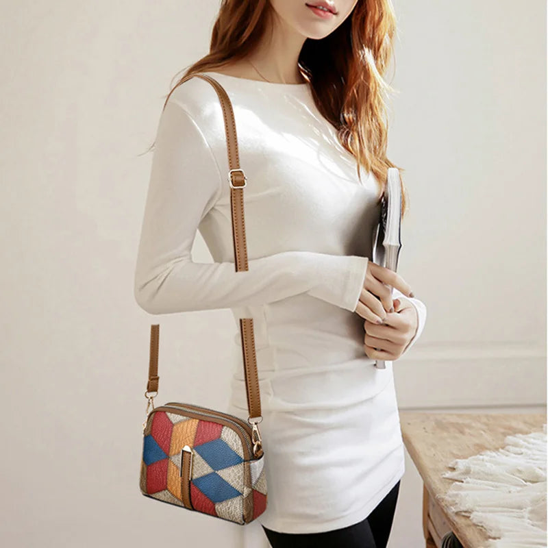 Shell Bag Patchwork Hobo