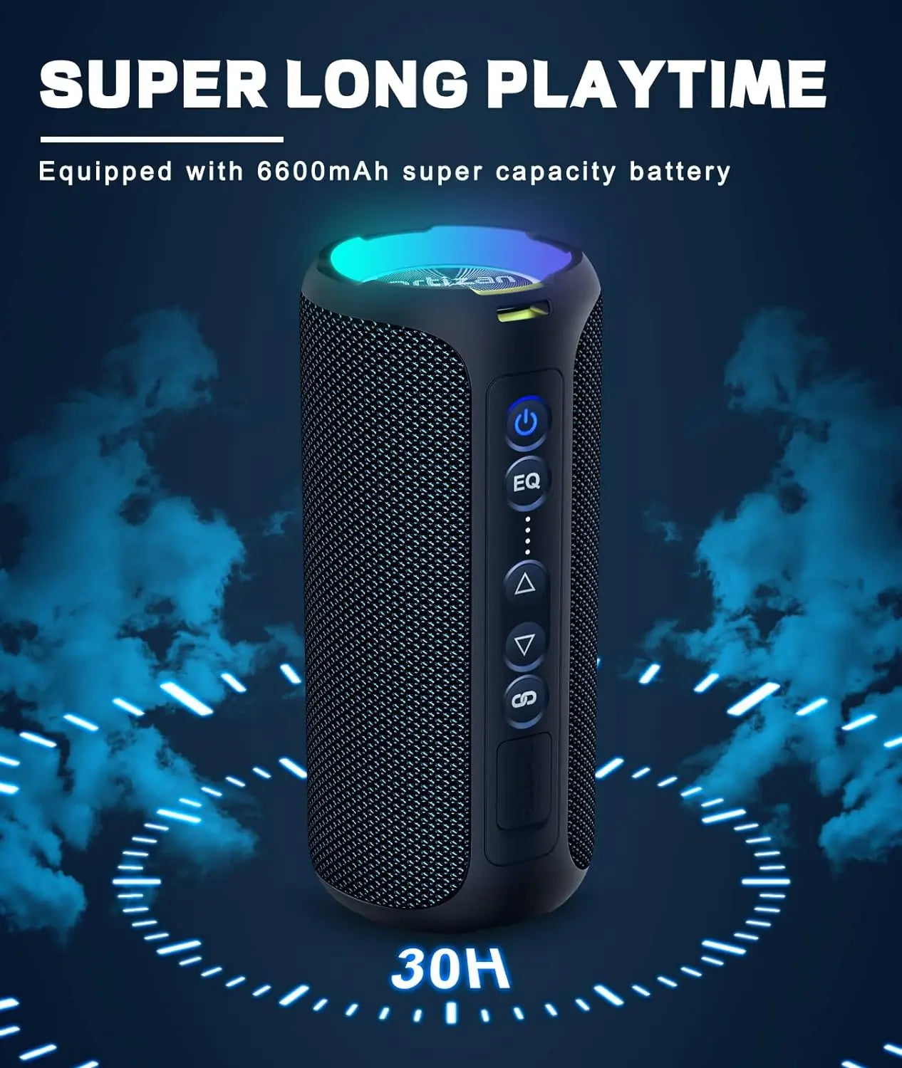Bluetooth Speakers 40W Enhanced Bass Portable