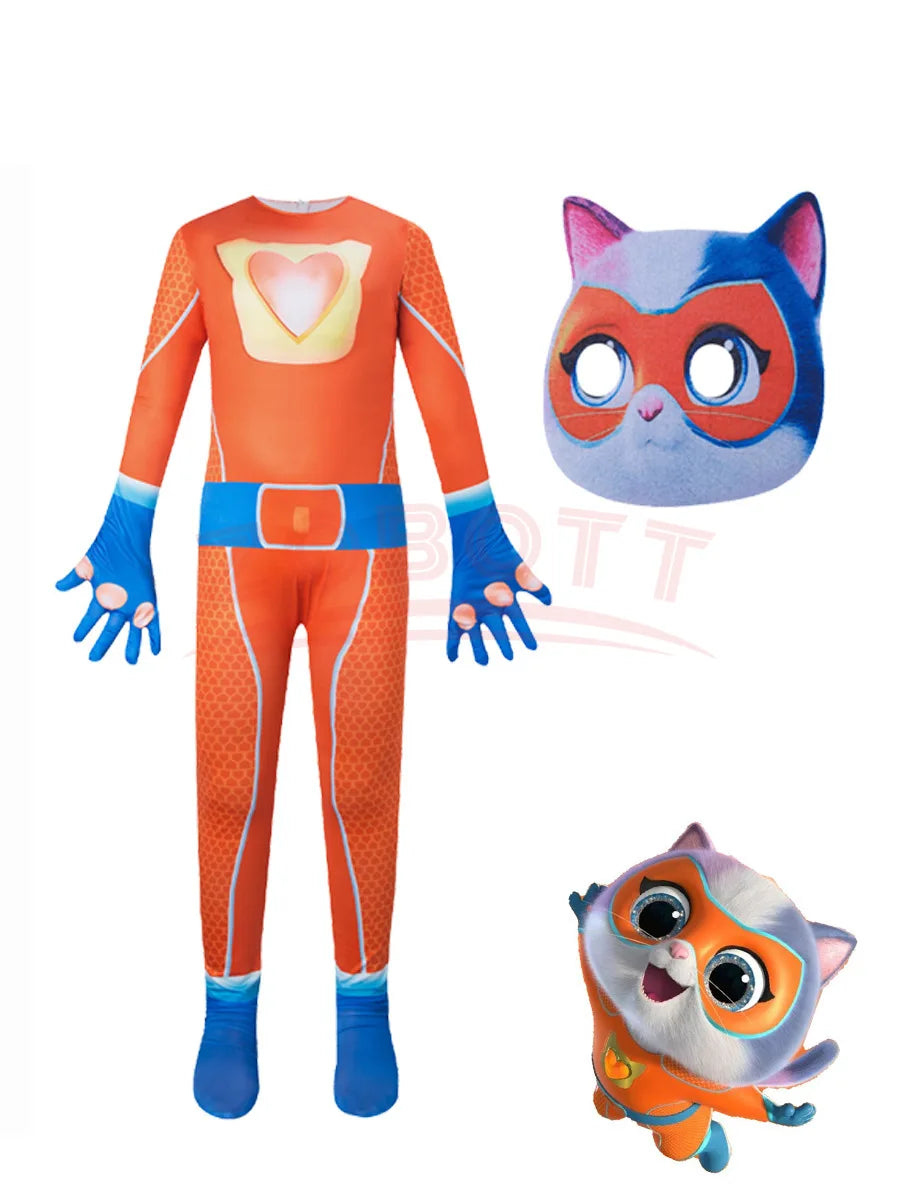 Halloween SuperKitties jumpsuit