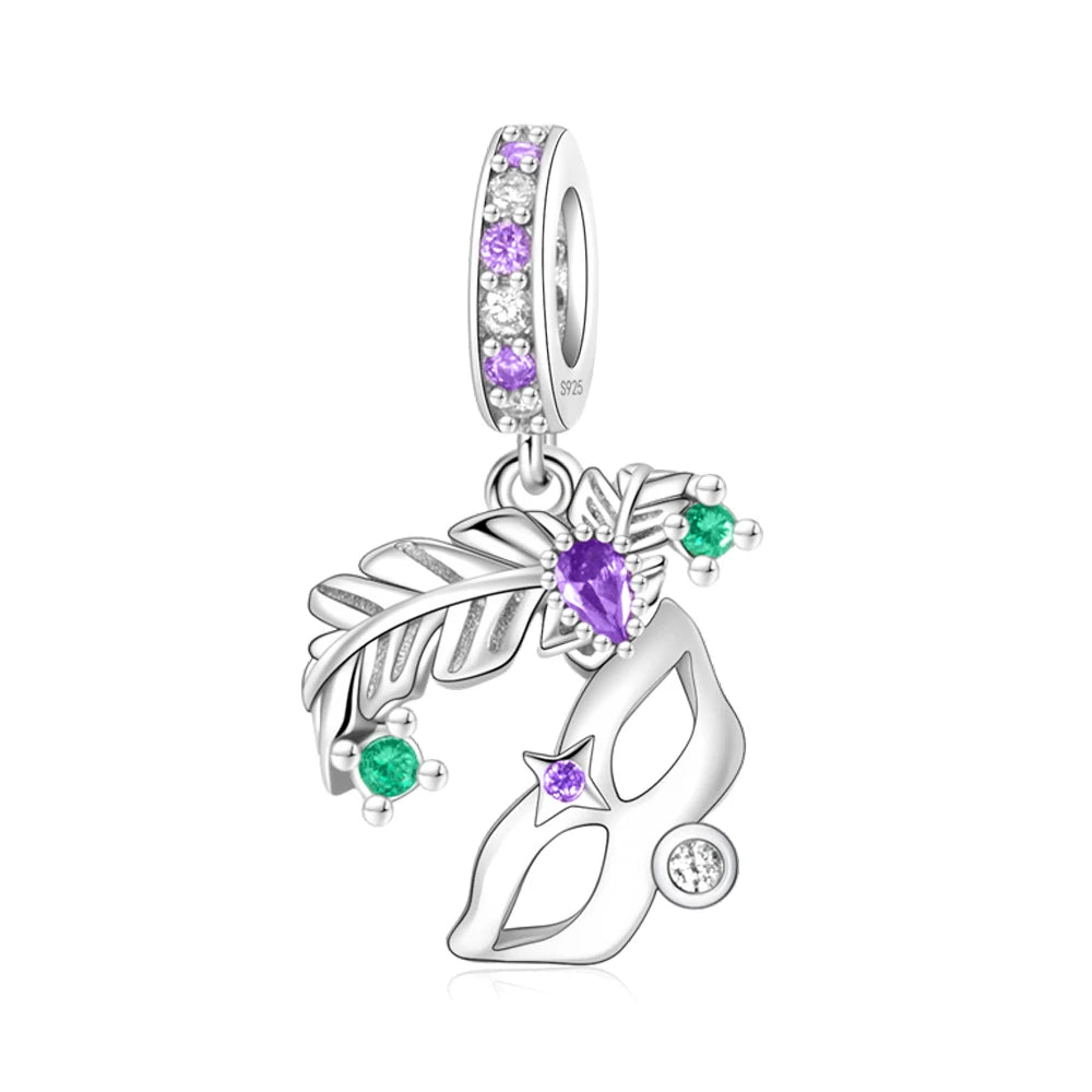 Purple Series 925 Sterling Silver Dreamy Lily Flower