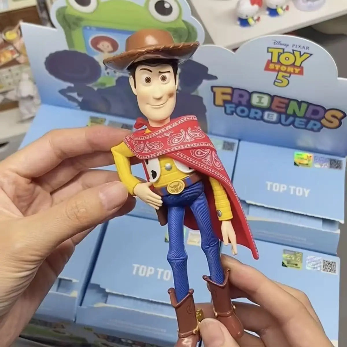 Toptoy Toy Story 5 Forever Friends Blind Box Action Figures Buzz Lightyear Jessie Woody Doll Action Figures Mystery Box Toy Gift