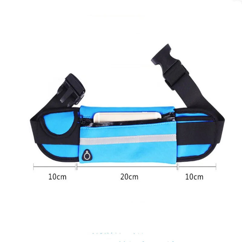 Running Waist bag  Marathon Cycling Multi-functional bags With Water Bottle Waterproof Phone bag  Waist Belt pack