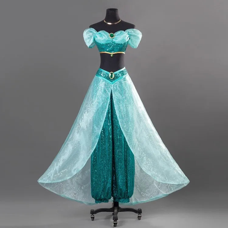 Aladdin Jasmine Princess Women's Cosplay Costume