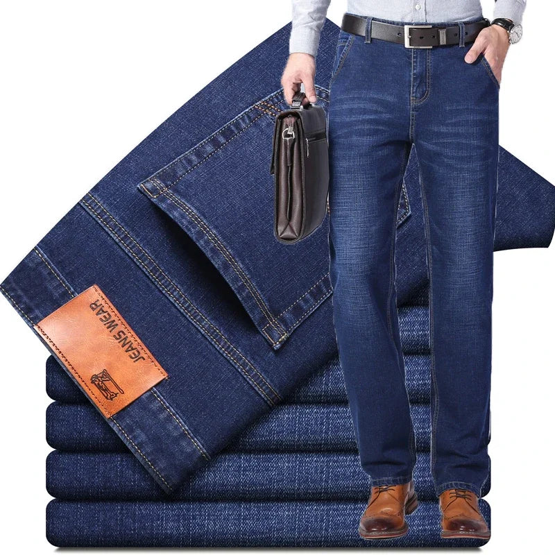 Cotton Stretch Jeans  Thin Denim