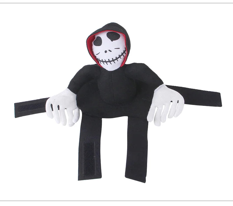 Halloween Pet Cosplay Costume Scary Doll Horseback Riding Outfit