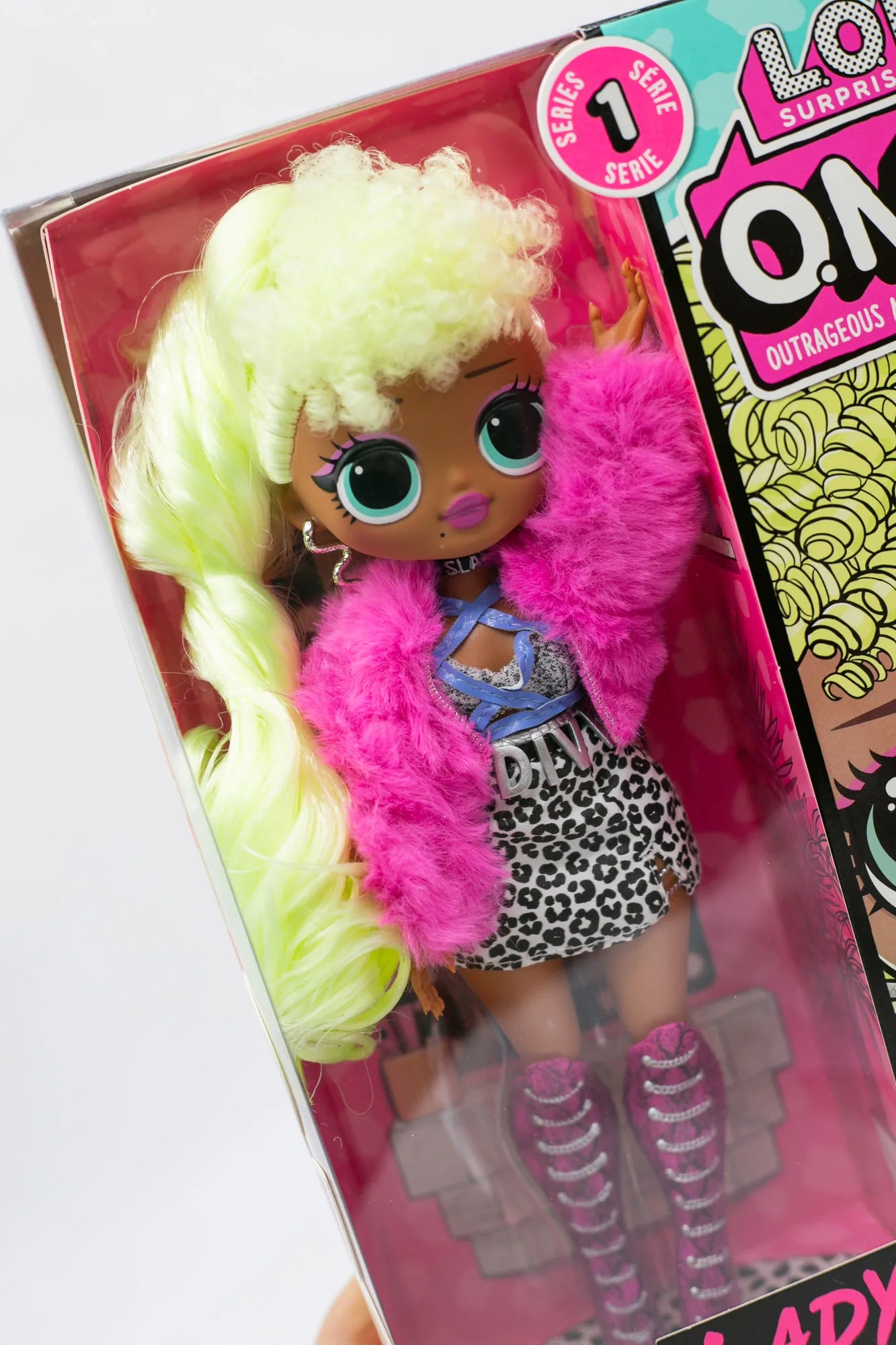MGA LOL SURPRISE OMG Fashion Doll Long Hair Dress Up Big Sister LADY DIVA Exquisite Birthday Gift Box Set Fashion Figure
