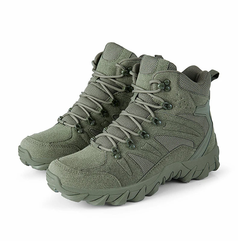 Men's Casual Shoesthick Bottom Lace-up Workwear  Shoes Men for Work Outdoor Men's Shoe High Quality Autumn Winter Hiking Boots
