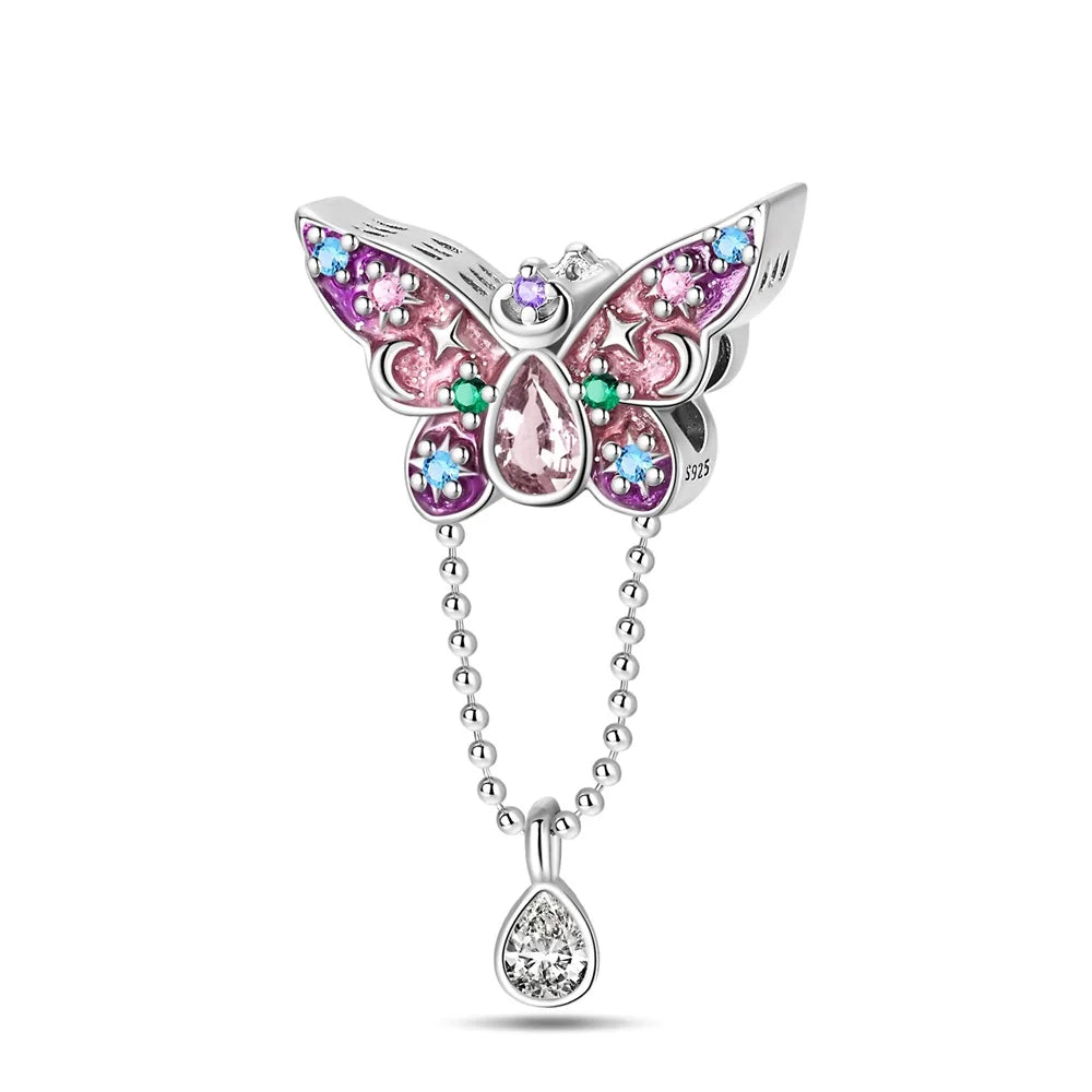Purple Series 925 Sterling Silver Dreamy Lily Flower