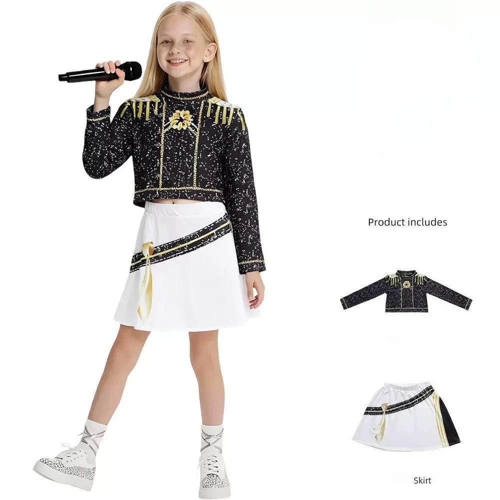 Zoey Rumi Mira Cosplay Costume kpop Women Girls Halloween Carnival Audlt Kids Child Party Role Playing Outfits