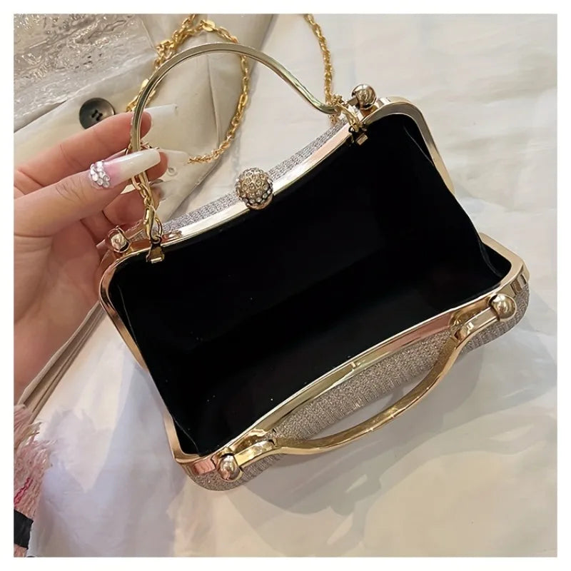 Shiny Mini Evening Bag Rhinestone