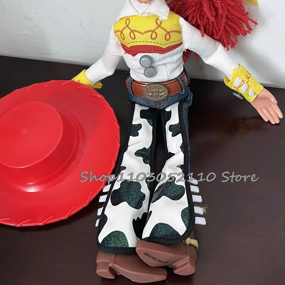 Toy Story 4 Talking Woody Jessie Action Figure Sing Soft Cute  Anime Figure Decoration Birthday Model Gift Toys