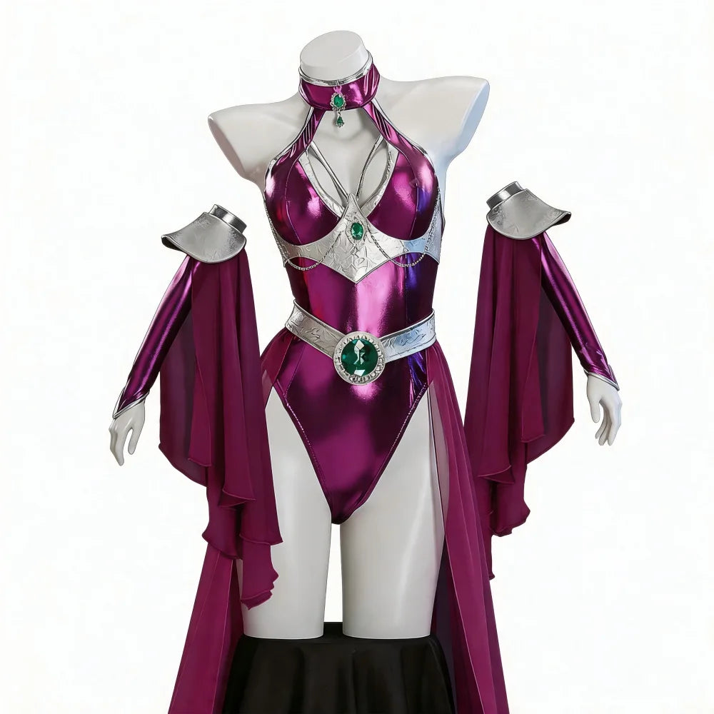 Anime Teen Titans Starfire‌ Purple Jumpsuit