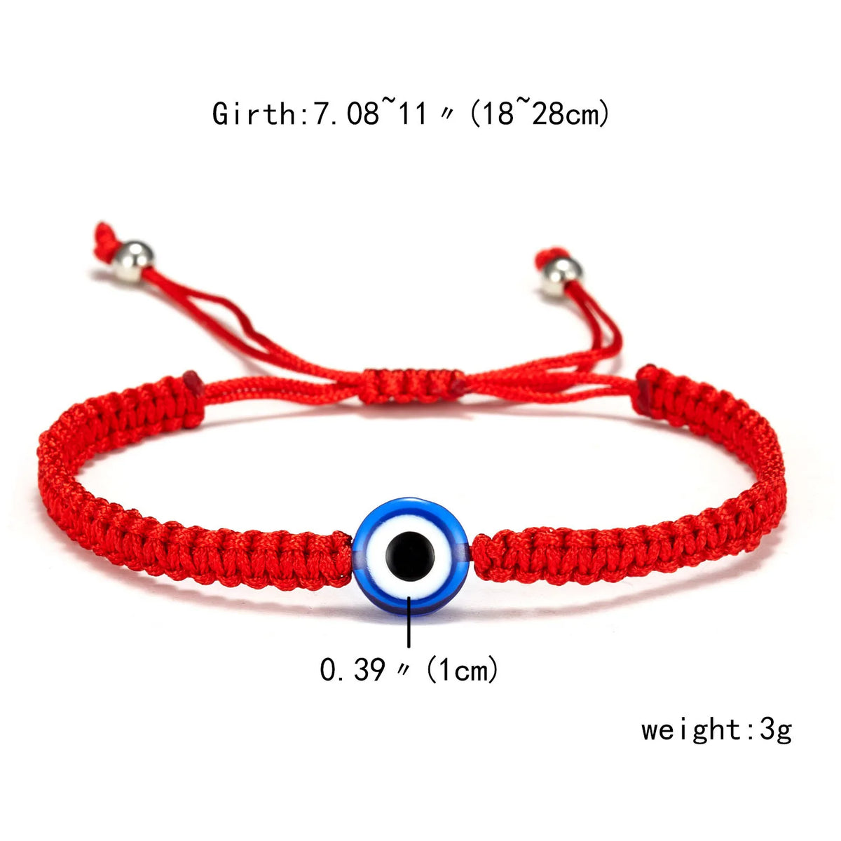 Hamsa Hand Adjustable Red String Bracelets