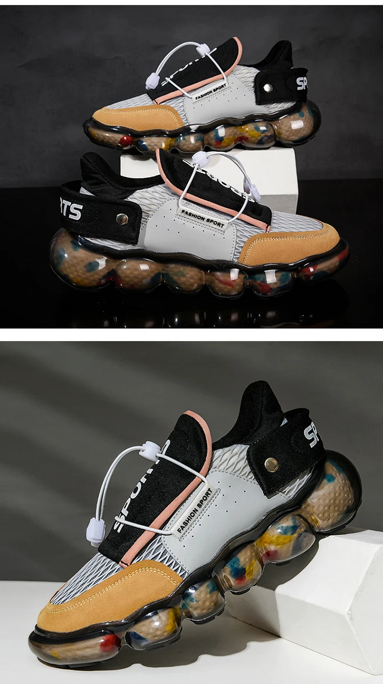 Men's Fashion Sneakers Breathable Comfortable Lightweight