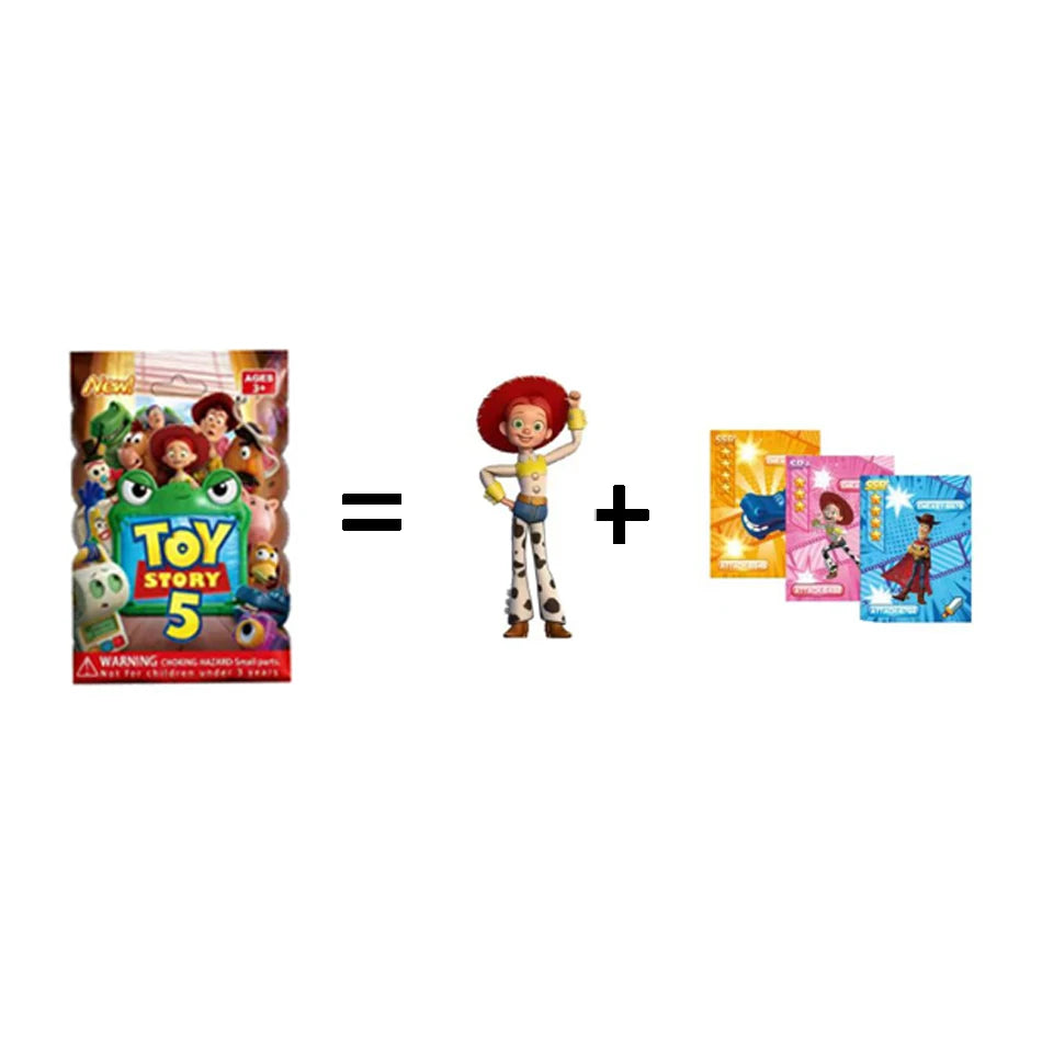 Random 2-24PC Toy Story Style Anime Figure Blind Box Cute Doll Model Statue Collectible Toy Birthday Gift for Children Adult