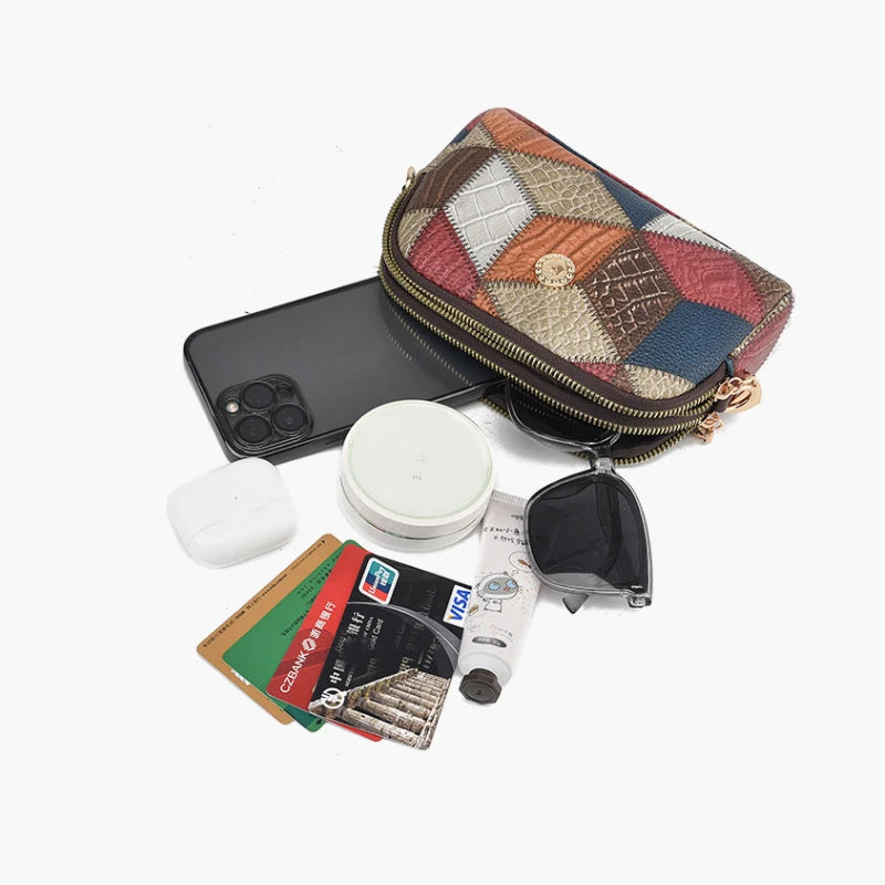 Shell Bag Patchwork Hobo