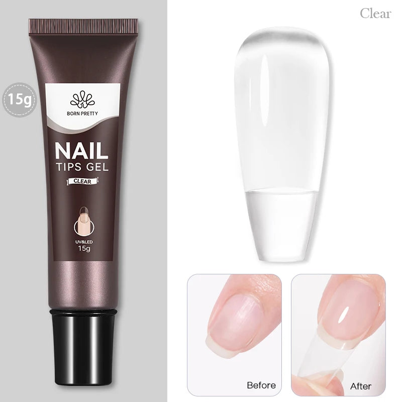 Nail Rhinestone Glue 30ML Gel Nail Glue 3D Shaping Sculpting Carving Flower DIY Decoration  Gem Glue Nail Supplies