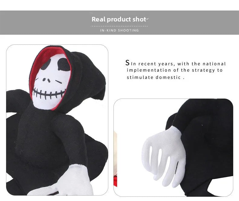 Halloween Pet Cosplay Costume Scary Doll Horseback Riding Outfit