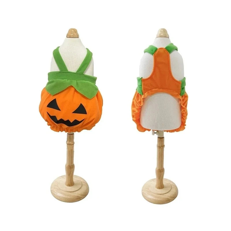 Halloween Pumpkin Pet Dress
