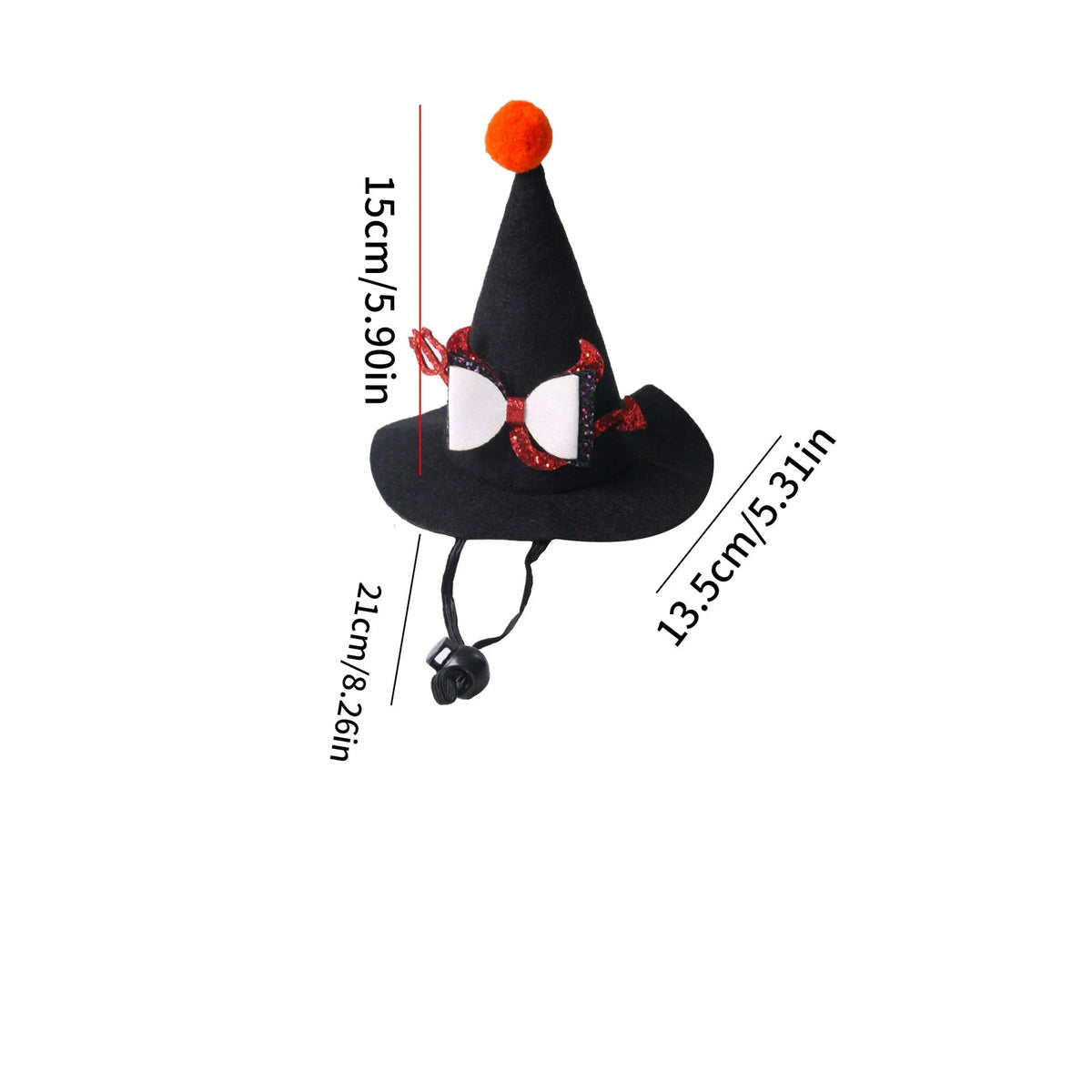 Halloween Pet Costume Hat – Fun Devil/Pumpkin Hat for Cats and Dogs;