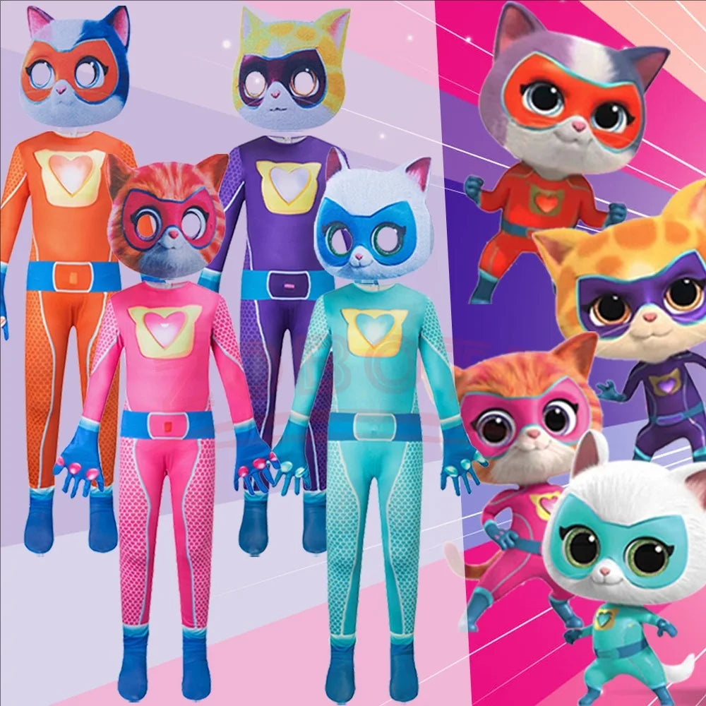 Halloween SuperKitties jumpsuit