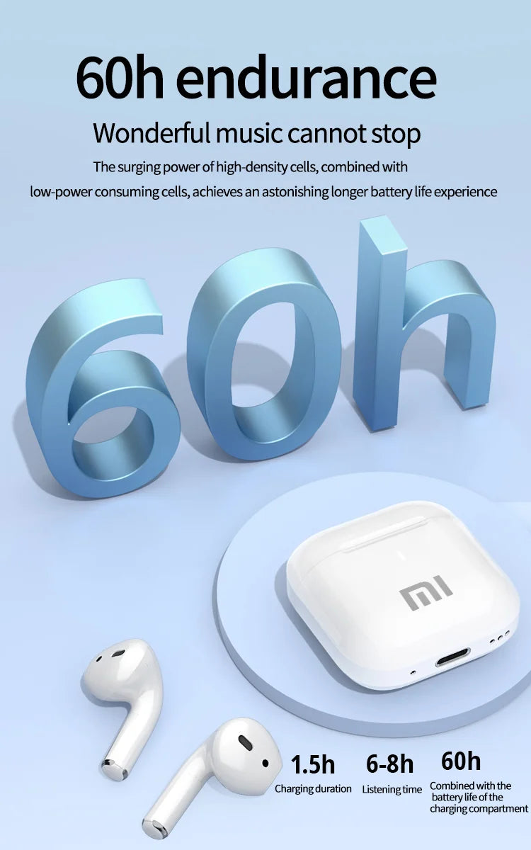 Wireless Earphone Buds5 HIFI Stereo Sound Bluetooth 5.3