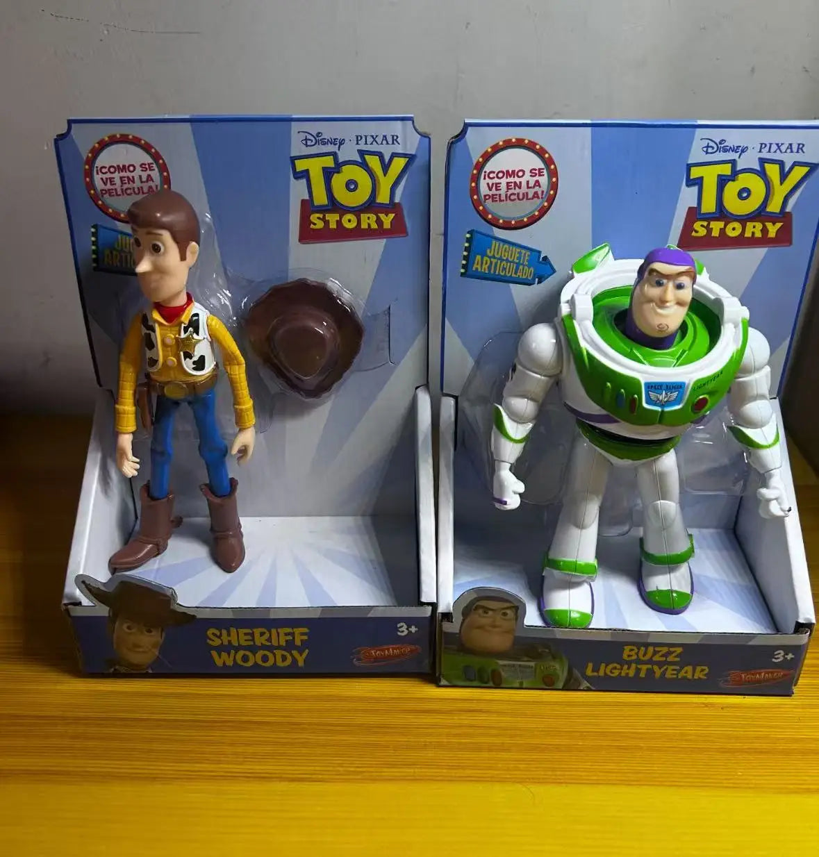 Hot Cute Anime Figure Bu zz Lightyear Woo dy Desktop Toy Model Ornament Doll Collectibles Surprise birthday Gift