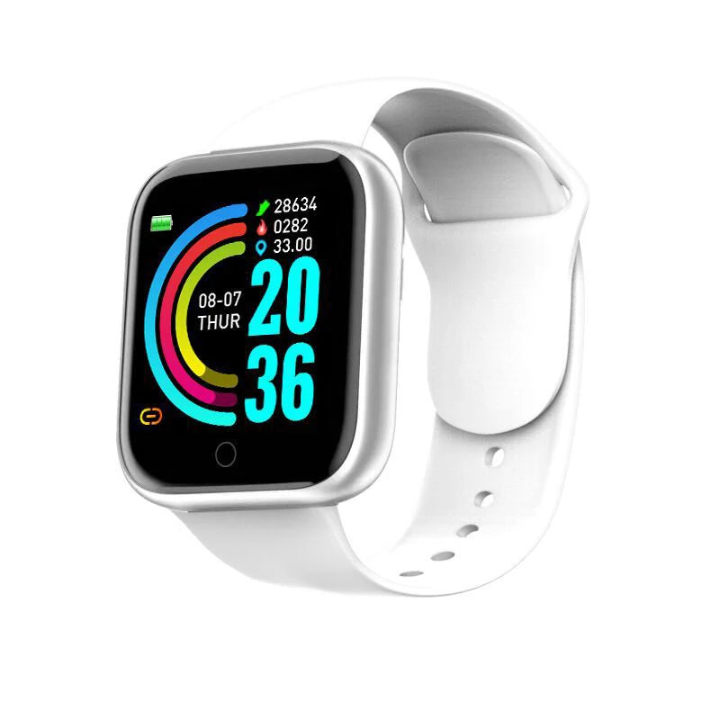 Multifunctional Smart Watch  Bluetooth Connected Phone Music Fitness Sports Bracelet Sleep Monitor Y68 Smartwatch D20