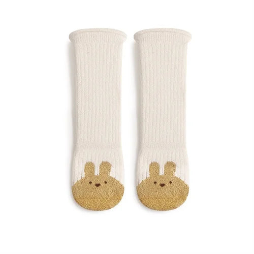 Lawadka Winter Toddler Baby Knee High Socks For Girls Boys Thick Warm Soft Newborn Long Sock Fashion Cartoon Stockings 0-5Years