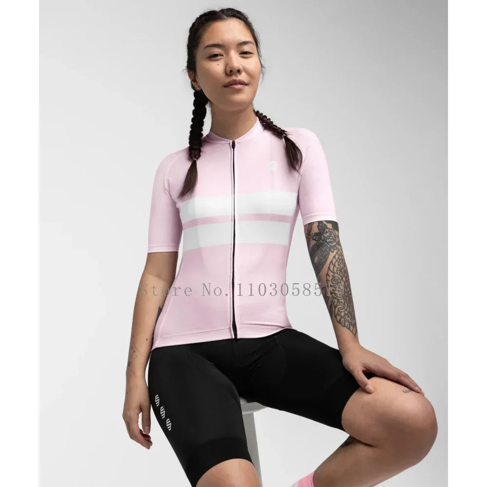 Siroko Women Cycling Jersey Summer Short Sleeve Shirts Quick Dry Ciclismo Maillot MTB Bike Top Summer Outdoor Team Clothes 2025