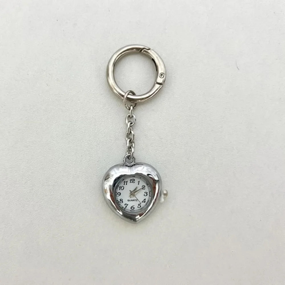 Star Pocket Adjustable Watch Clock Keychain Zinc Alloy