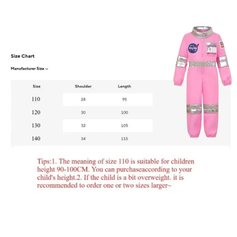 Pink Astronaut Height100-150 Pop Space