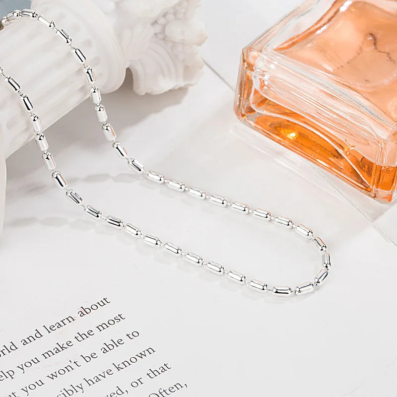 925 Sterling Silver Cross Necklace Star Asymmetric