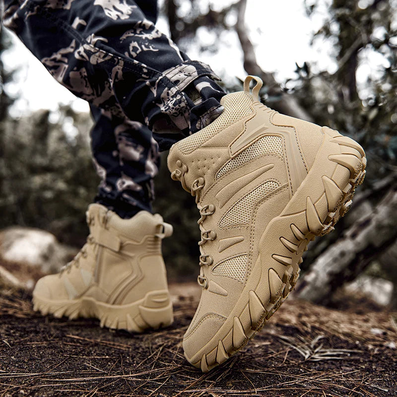 Men's Casual Shoesthick Bottom Lace-up Workwear  Shoes Men for Work Outdoor Men's Shoe High Quality Autumn Winter Hiking Boots