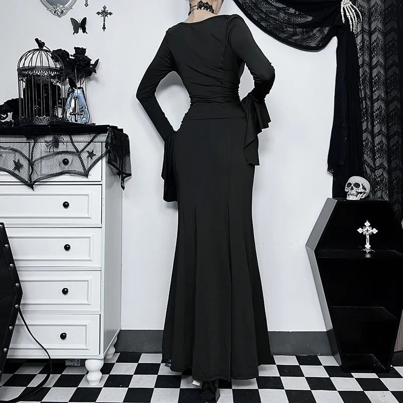 Halloween Cos Morticia