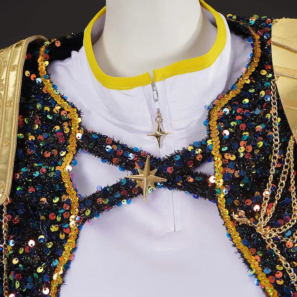 Black Golden Costume Set