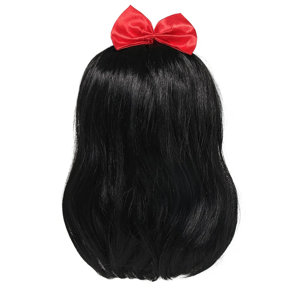 Snow White Princess Dress Girls Halloween Party Costume Role Play Outfit for Toddler Kid Children Cartoon Fancy Cosplay Clothing