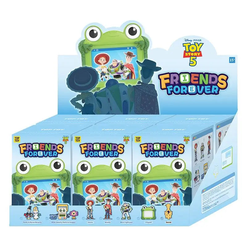 Toptoy Toy Story 5 Forever Friends Blind Box Action Figures Buzz Lightyear Jessie Woody Doll Action Figures Mystery Box Toy Gift