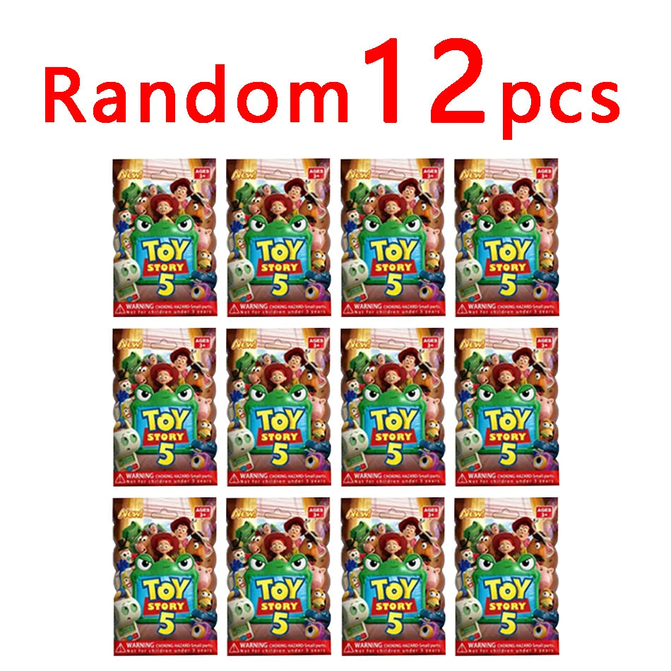Random 2-24PC Toy Story Style Anime Figure Blind Box Cute Doll Model Statue Collectible Toy Birthday Gift for Children Adult