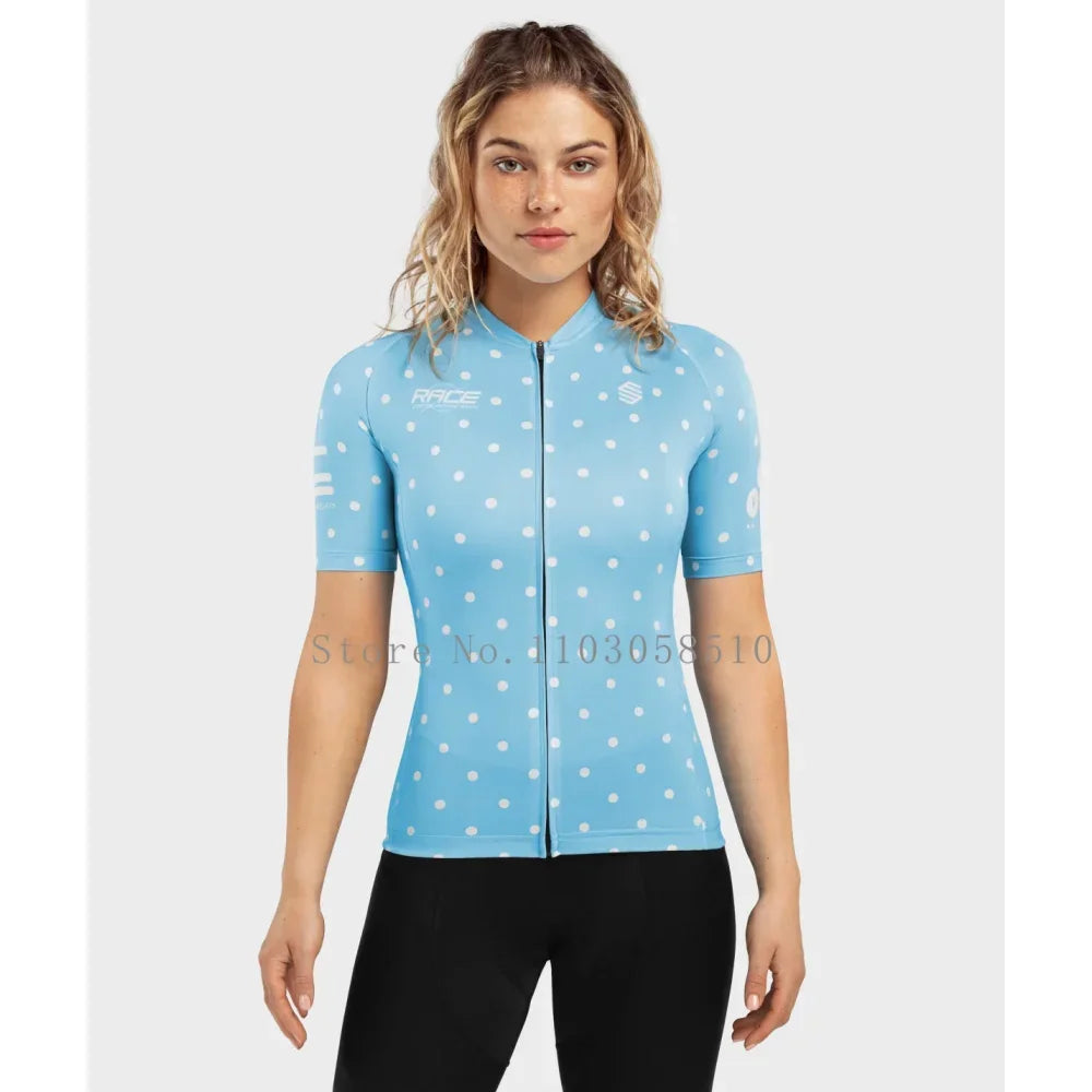 Siroko Women Cycling Jersey Summer Short Sleeve Shirts Quick Dry Ciclismo Maillot MTB Bike Top Summer Outdoor Team Clothes 2025