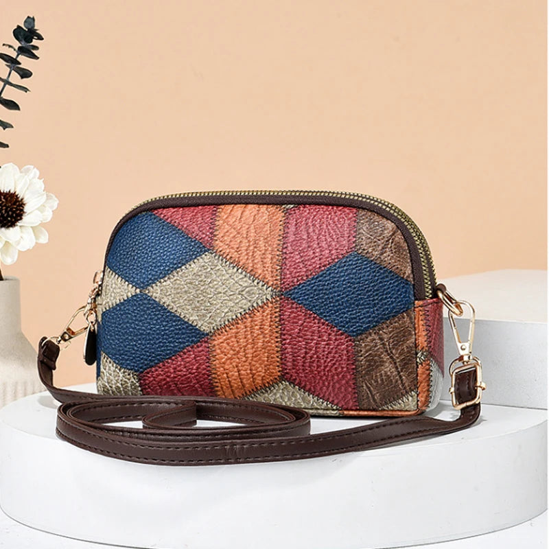 Shell Bag Patchwork Hobo