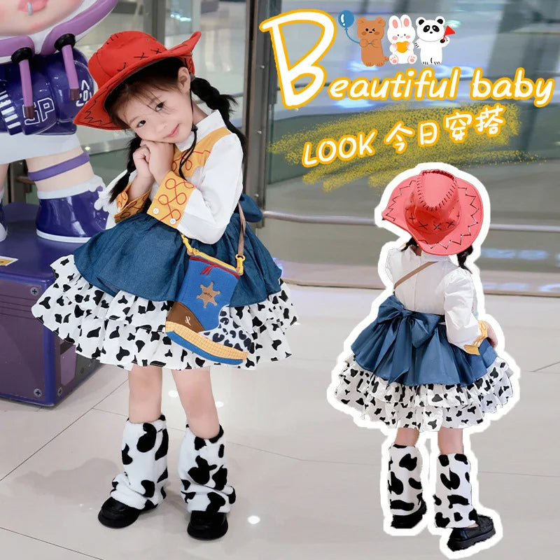 61 Kids' Day Anime Dress, Woody, Jessie, Buzz Lightyear, Cosplay, Girls' Dress, Halloween Costume, Lolita New Model