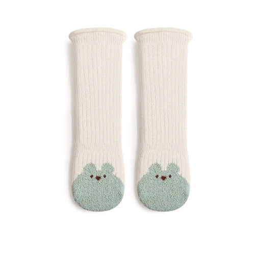 Lawadka Winter Toddler Baby Knee High Socks For Girls Boys Thick Warm Soft Newborn Long Sock Fashion Cartoon Stockings 0-5Years