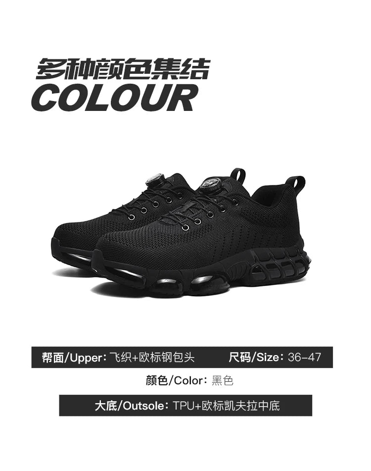Men's Military Tactical Boots Army Boots Men Side Zipper Military Boots Men Anti-Slip Ankle Boots Work Safety Shoes Hiking Shoe
