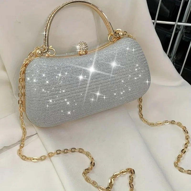 Shiny Mini Evening Bag Rhinestone
